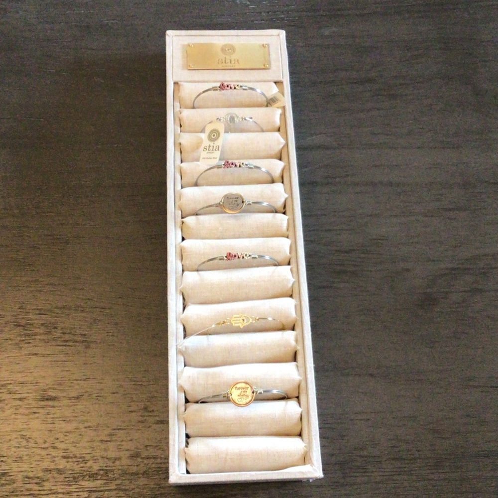 Silver and Gold Women's STIA & LUCA DANNI Bracelet Jewelry lot New